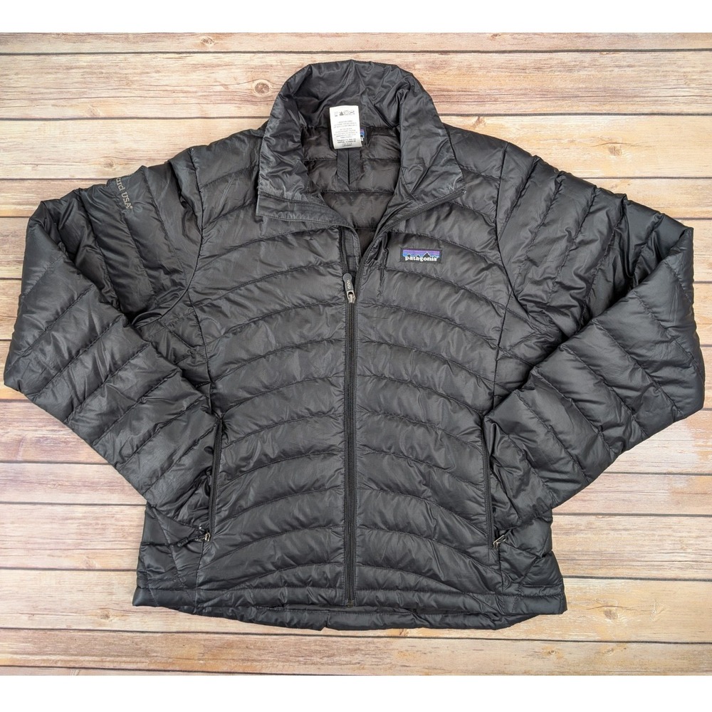 Patagonia Ultralight Down Jacket Womens S Black 800 Fill Puffer 84755